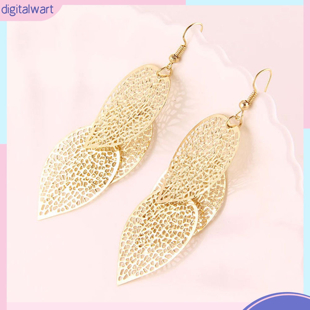 Bông Tai Hình Chiếc Lá Thời Trang Dành Cho Nữ