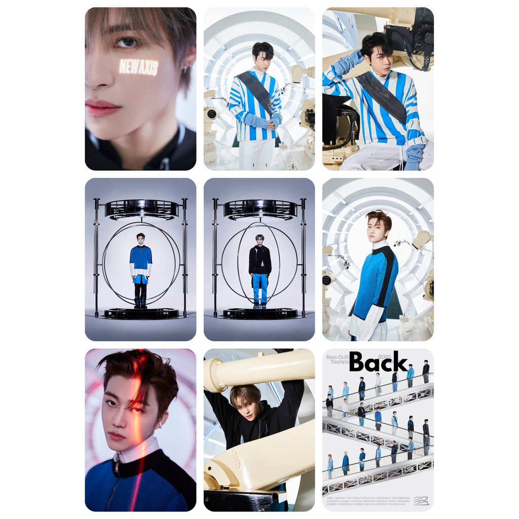 Set 9 Card giấy bo góc in 2 mặt nhóm NCT 2021 - Universe  cán màng mờ tự chọn 3 thành viên