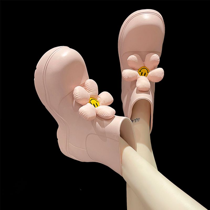 Ủng Đi Mưa Dày Dặn Tăng Chiều Cao Chống Trượt Chống Thấm Nước Thời Trang Mùa Hè Cho Nữ