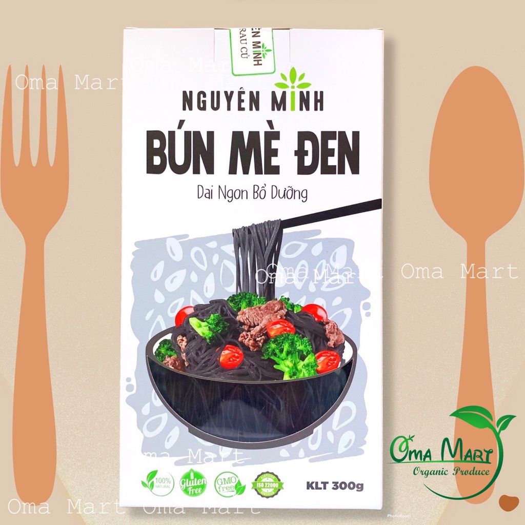 Bún mè đen Nguyên Minh 300g