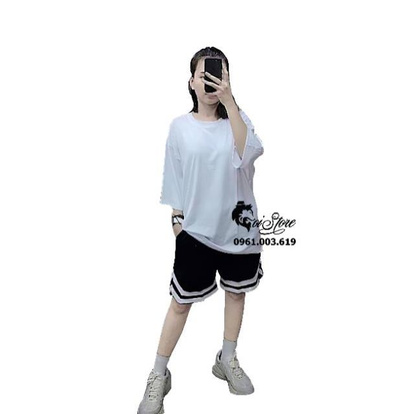 40-100kg Quần Short Line Unisex nam/nữ thời trang Sói Store bigsize  ྇