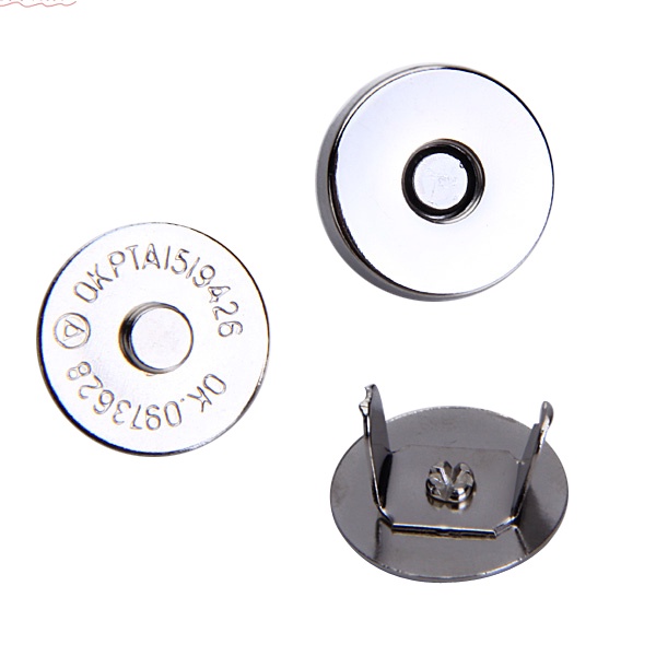 [Prettyia1] Set 10 Móc Khóa Túi Xách Từ Tính Bằng Đồng Thau 18mm 0.7 ''