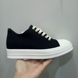 (Full Box) Giầy Rick Owens R.O cổ ngắn