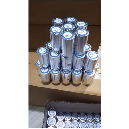 10 Cuộn Giấy In Bill K80x45  Mực Đen