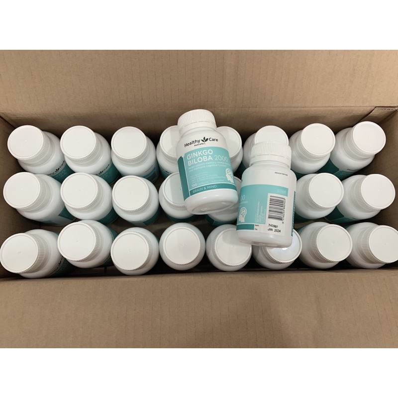 Bổ não  Healthy Care Ginkgo Biloba 2000mg - 100 viên