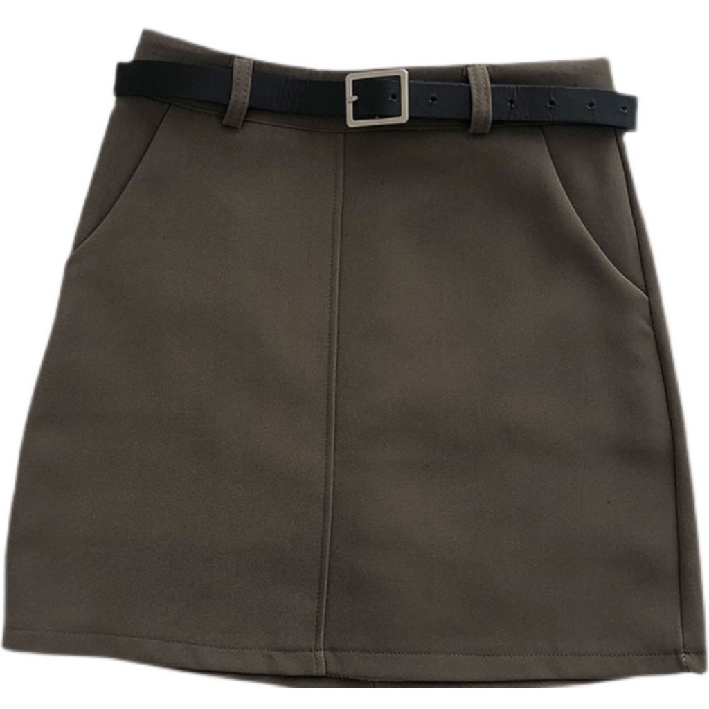 Chân váy chữ A có thắt lưng phong cách Hàn Quốc CV1 | BigBuy360 - bigbuy360.vn