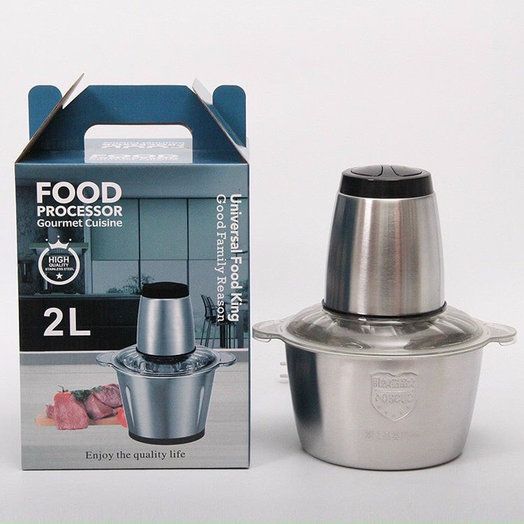Máy xay thịt cối inox 304  đa năng 4 lưỡi dùng xay thịt, xay đá nhuyễn( hàng bảo hành 6 tháng- hàng loại 1- có video) | BigBuy360 - bigbuy360.vn