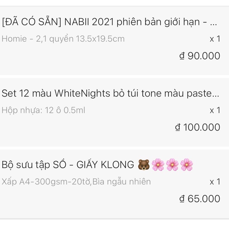 Combo hoạ cụ Nabii + WhiteNights + KLong