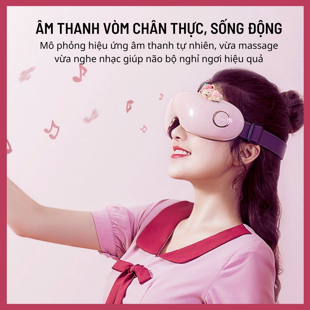 Máy Massage Mắt BEICI BA5021P1 Thư Giãn Mắt, Hỗ Trợ Tan Quầng Thâm Mắt, cải thiện thị lực [CMART_GIA DỤNG TIỆN ÍCH]