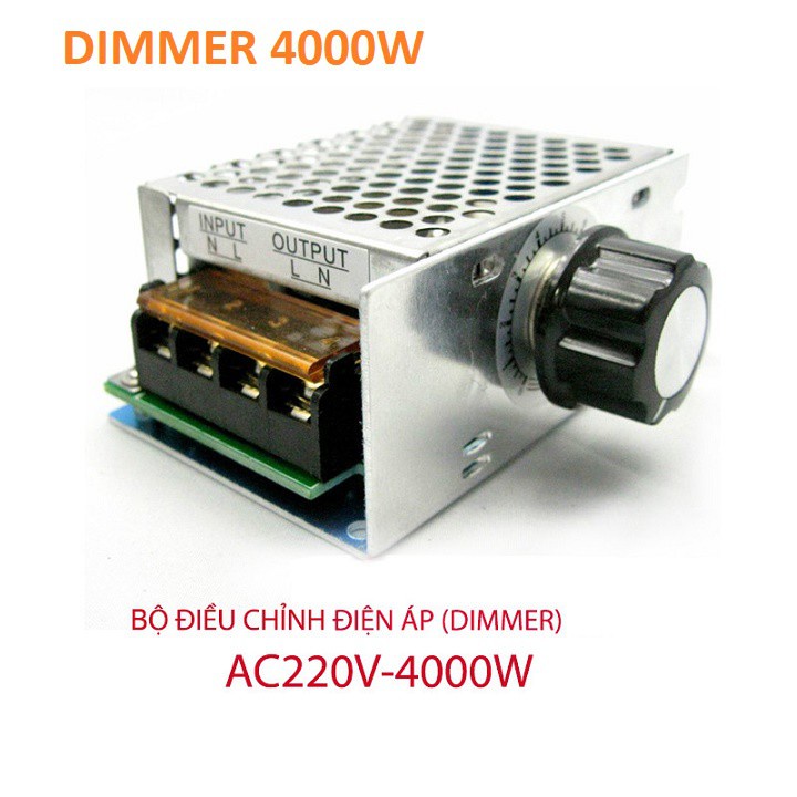 MẠCH DIMMER 4000W SCR - Mạch Điều Khiển Tốc Độ Động Cơ, Độ Sáng Bóng Đèn AC 220VAC