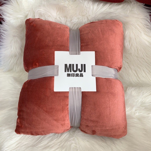 [ Xả kho ấm áp] Chăn Lông Thỏ Muji blanket 2019 (ảnh thật) FREESHIP - Hàng chính hãng