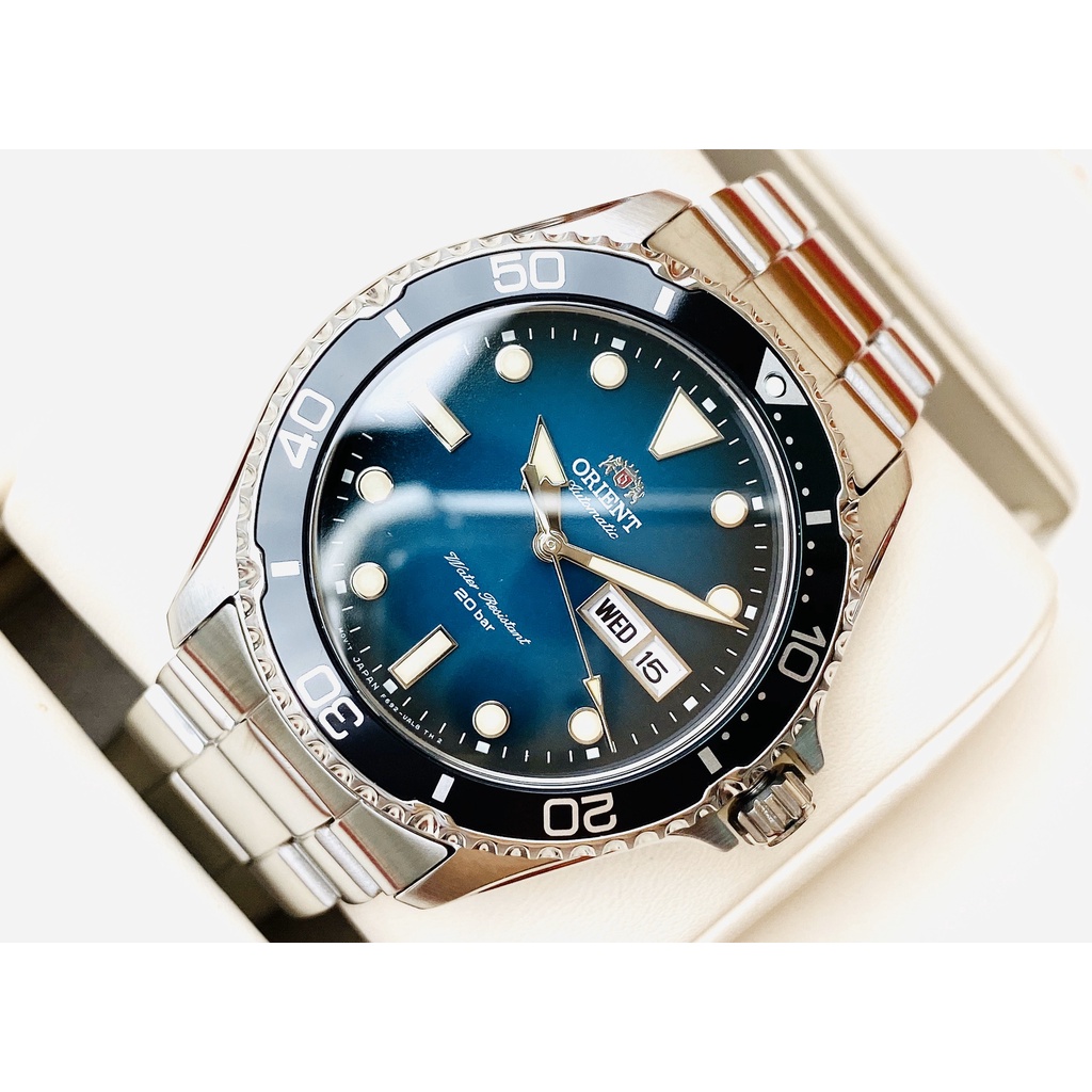 ĐỒNG HỒ NAM ORIENT NEW MAKO KAMASU RA-AA0811E19B SIZE 42MM ĐỒNG HỒ LẶN CHỐNG THẤM 200M MẶT KÍNH CHỐNG TRẦY DÂY KIM LOẠI