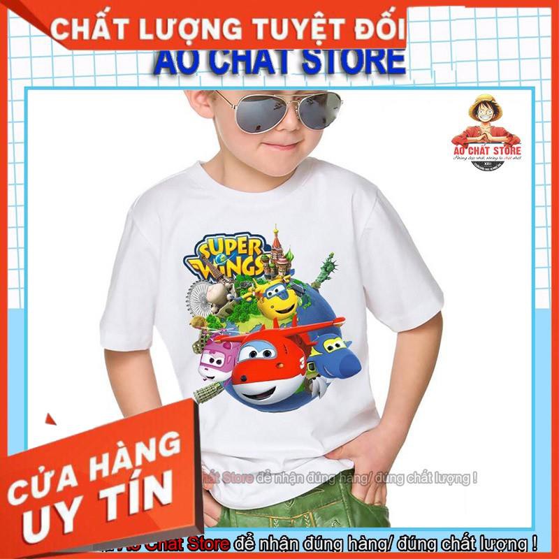 Áo thun hoạt hình trẻ em Đội bay siêu đẳng Super Wings | Áo Chất Store Unisex 100% Cotton