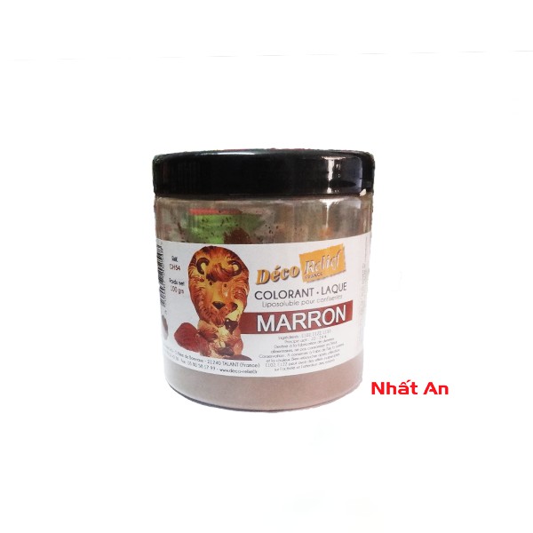 Màu bột nâu gốc dầu Decor Relief 20gr (Chiết lẻ từ hủ 100gr)