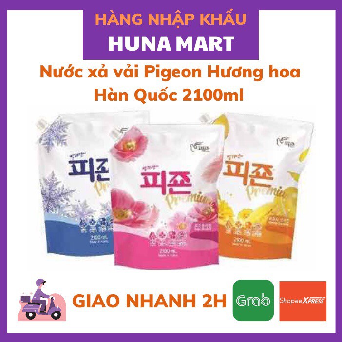 Nước xả vải Pigeon hương hoa Hàn Quốc 2100ml