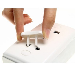 💖FREESHIP💖 COMBO 5 nút che bịt ổ cắm điện 2 chân an toàn cho trẻ nhỏ - Đồ dùng, dụng cụ nhà bếp, kệ hũ gia vị