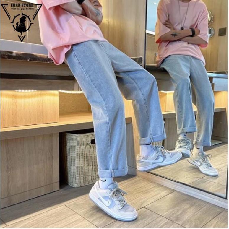 Quần Jeans baggy nam ống rộng mã TRR-01 Style hàn quốc