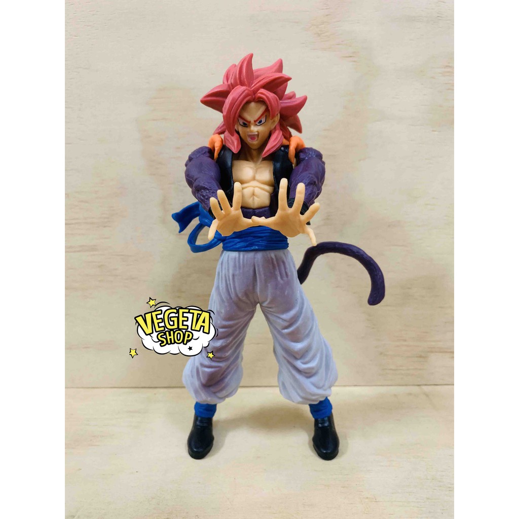 Mô hình Dragon Ball GT - Mô hình Gogeta Super Saiyan 4 - Gogeta SSJ4 - Hợp thể của Goku &amp; Vegeta - Cao 18cm