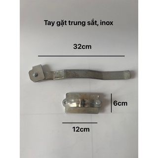Bộ tay khoá, gài thùng xe TRUNG sắt, inox