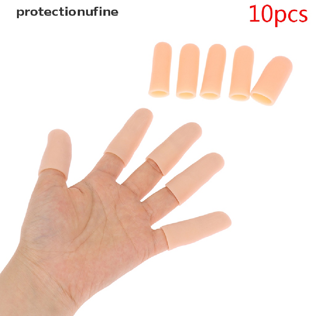Bộ 10 Nắp Silicone Bảo Vệ Ngón Tay Cái Giảm Đau Tiện Dụng PR3VN