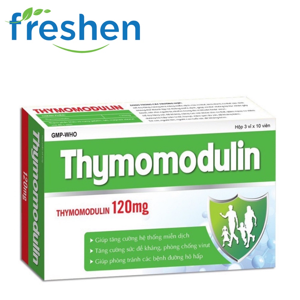 Thymomodulin 120mg tăng cường sức đề kháng, phòng tránh bệnh đường hô hấp - 30 viên
