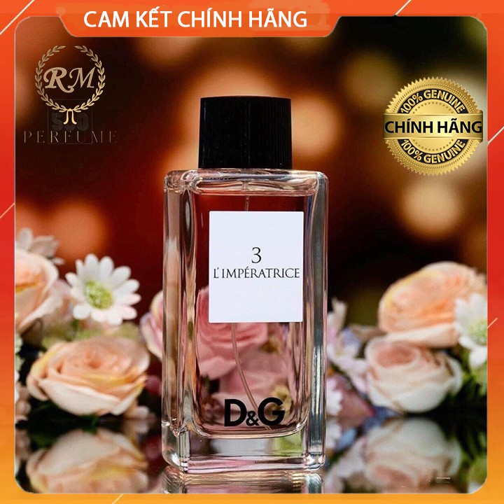 [Chính Hãng] Nước Hoa Nữ Mini 𝘿$𝙂 3 𝙇'𝙞𝙢𝙥𝙚𝙧𝙖𝙩𝙧𝙞𝙘𝙚_Hương Thơm Đánh Bay Mùa Hè Oi Bức