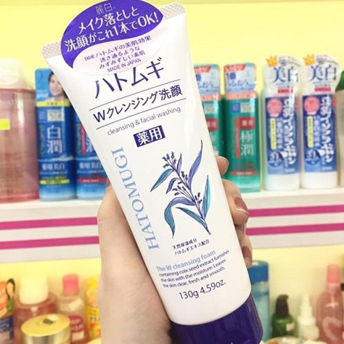 Sữa rửa mặt Hatomugi 130gr trắng sáng da chính hãng Nhật Bản | BigBuy360 - bigbuy360.vn