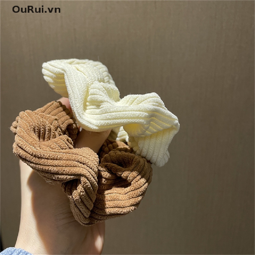 Dây Cột Tóc Nhung Co Giãn Màu Sắc Ngọt Ngào Cho Nữ