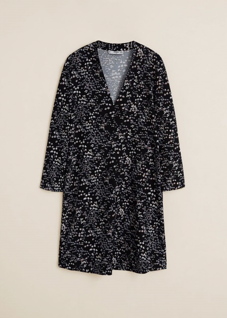 Đầm MNGO suông cổ V tay lỡ xuất dư (2 màu) | BigBuy360 - bigbuy360.vn