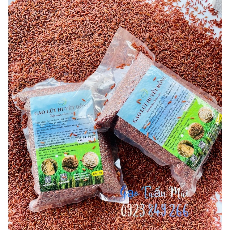 5Ký Gạo lứt huyết rồng (Hút Chân Không)