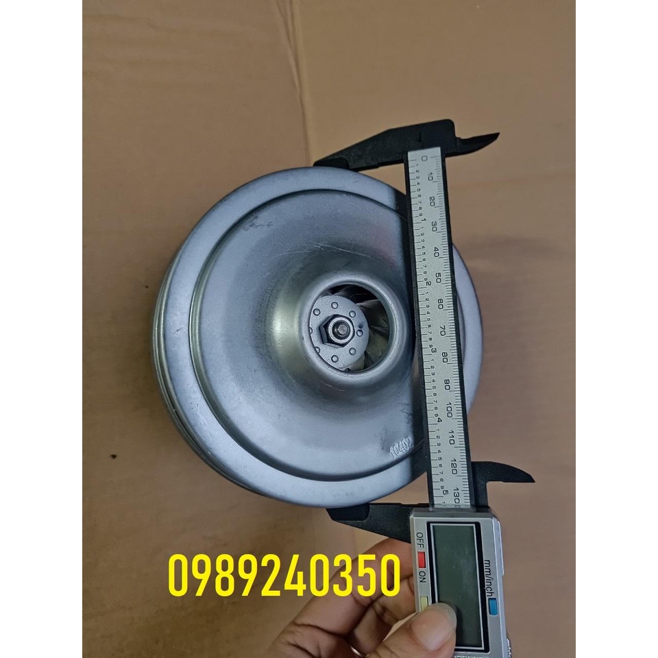 Mô tơ động cơ máy hút bụi 2000w bầu 13x8,5cm cao 11,5cm chính hãng