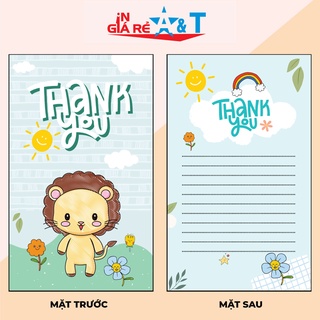 🌸 100 THẺ CẢM ƠN - Thiệp cảm ơn khách hàng -  nhãn cám ơn khách hàng