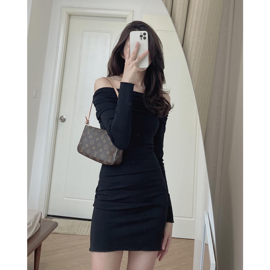 V148 Váy body trễ vai Audrey | BigBuy360 - bigbuy360.vn