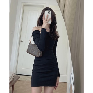 V148 Váy body trễ vai Audrey