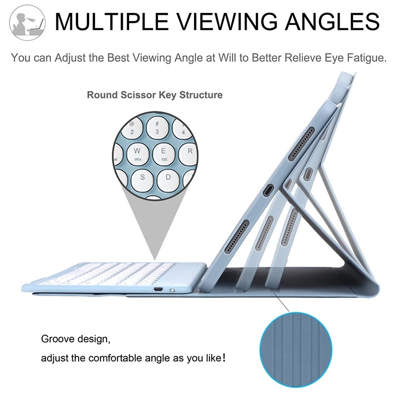 Ốp Máy Tính Bảng Da Kèm Bàn Phím Bluetooth Từ Tính Cho OPPO Air 2022 Ipad Air 10.36 inch OPPO Pad 11 "