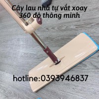 CẤY LAU NHÀ TỰ VẮT XOAY 360 ĐỘ THÔNG MINH