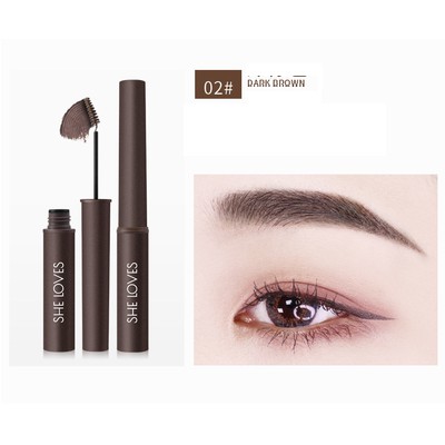 Mascara lông mày SHE LOVES nghiêng 45 độ chống thấm nước lâu trôi