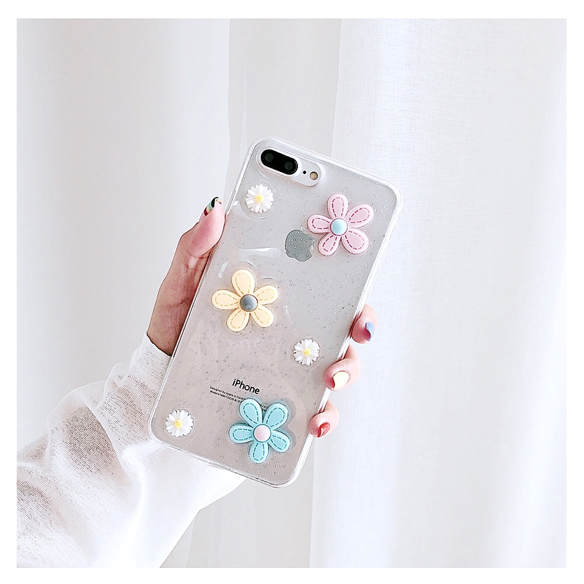 Ốp lưng iphone 3d Hoa kim tuyến (hình nổi) 6/6s/6plus/7/8/7plus/8plus/x/xs/xs max/11/11promax - Awifi Case C4-2 | BigBuy360 - bigbuy360.vn