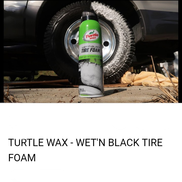 Làm sạch Bảo dưỡng lốp vỏ xe Turtle Wax Tire Foam & Shine 550ml chamsocxe
