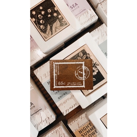 Con dấu gỗ - Bộ con dấu postal