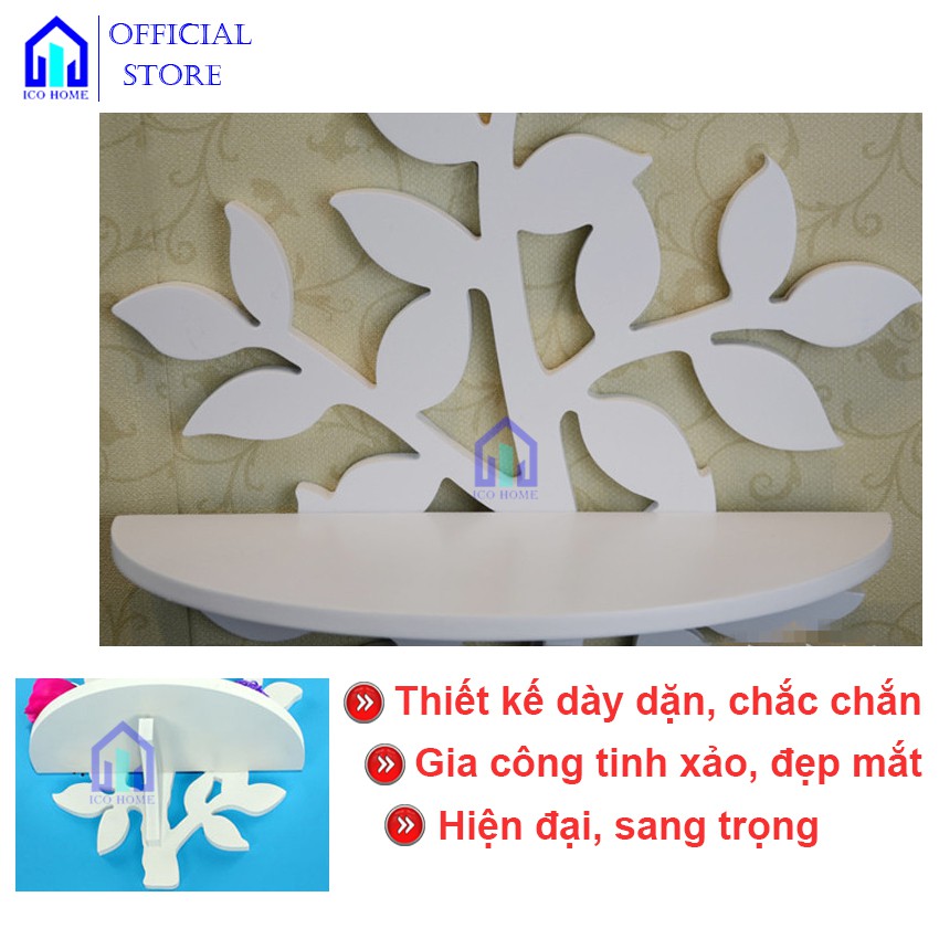 Kệ treo tường trang trí đẹp hình nhánh cây IHW-10 - ICO HOME