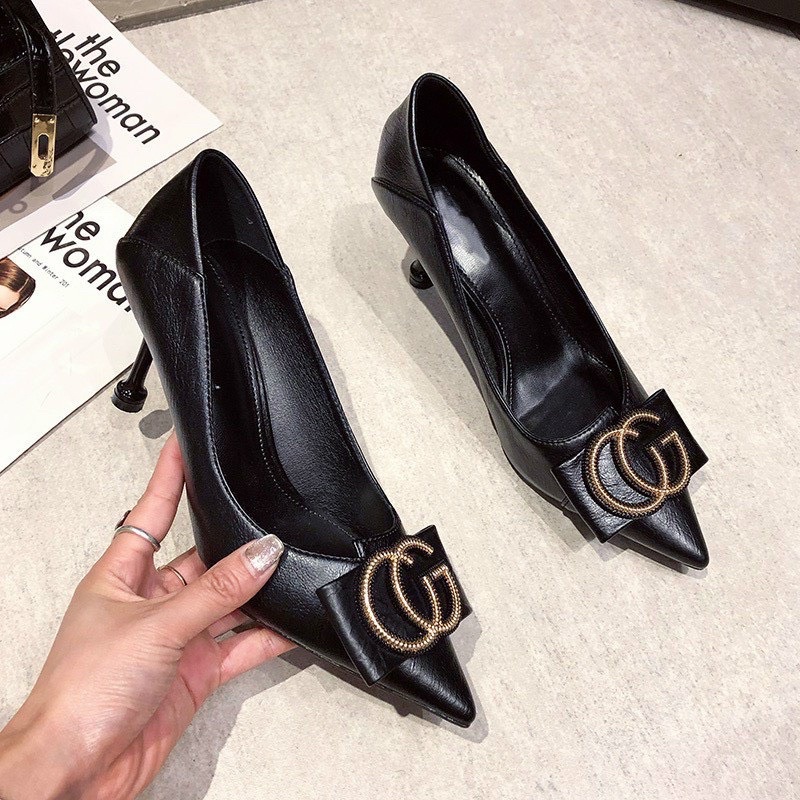 Giày cao gót CG gót nhọn fullbox hàng quảng châu cao cấp