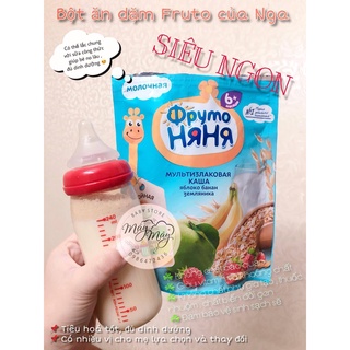 Bột ăn dặm/lắc sữa Fruto Nga 200g