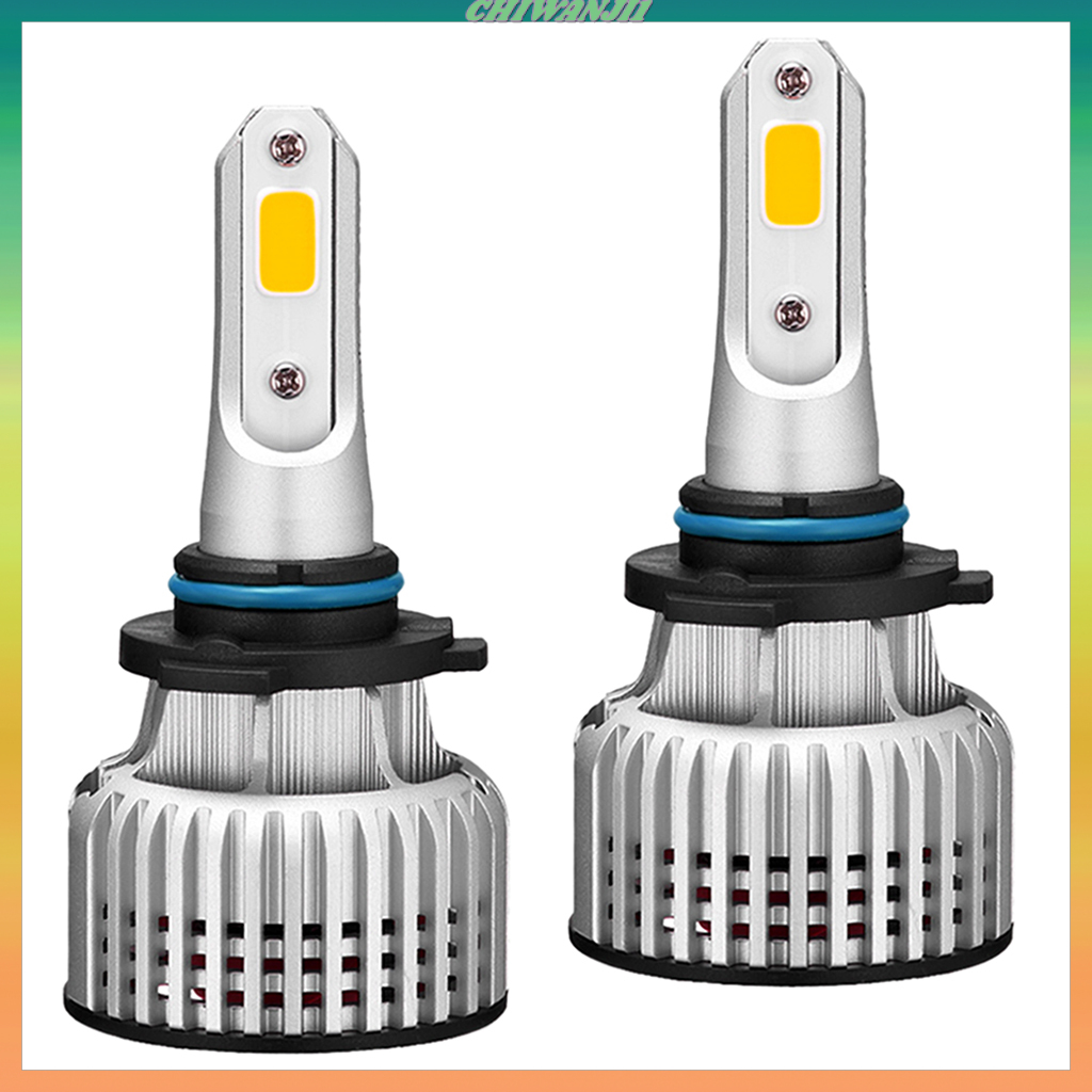 Set 2 Đèn Led Cob H1 36w 9-32v 3000k H1 Ánh Sáng Vàng Cho Xe Ô Tô