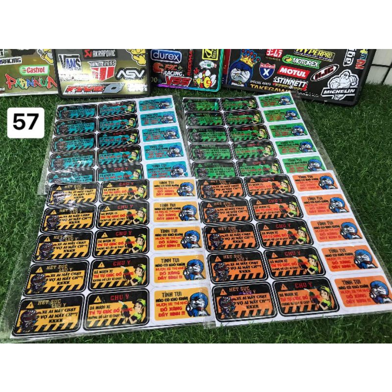Sticker cảnh báo 2