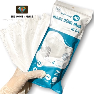 Khẩu trang kháng khuẩn 4d mask kf94 hoàng dũng