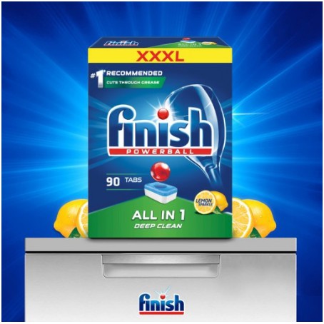 Viên rửa bát Finish All-in-1 nhập khẩu chính hãng