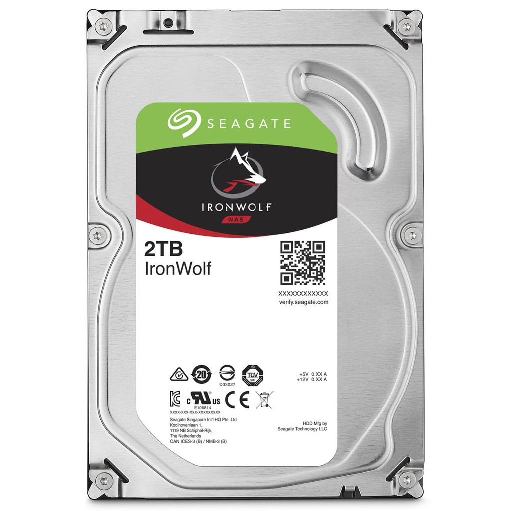 Ổ cứng của máy tính Seagate IronWolf 2000GB (ST2000VN004)