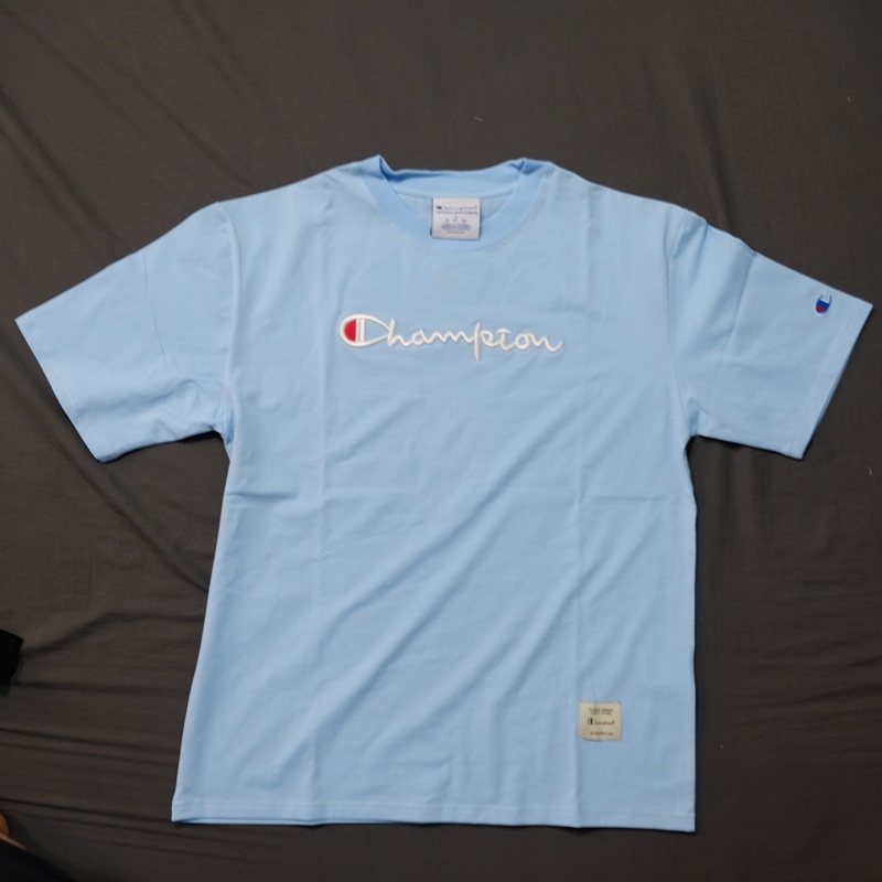 Áo Thun Champion Unisex - logo thêu vải cotton xịn co giãn 4 chiều