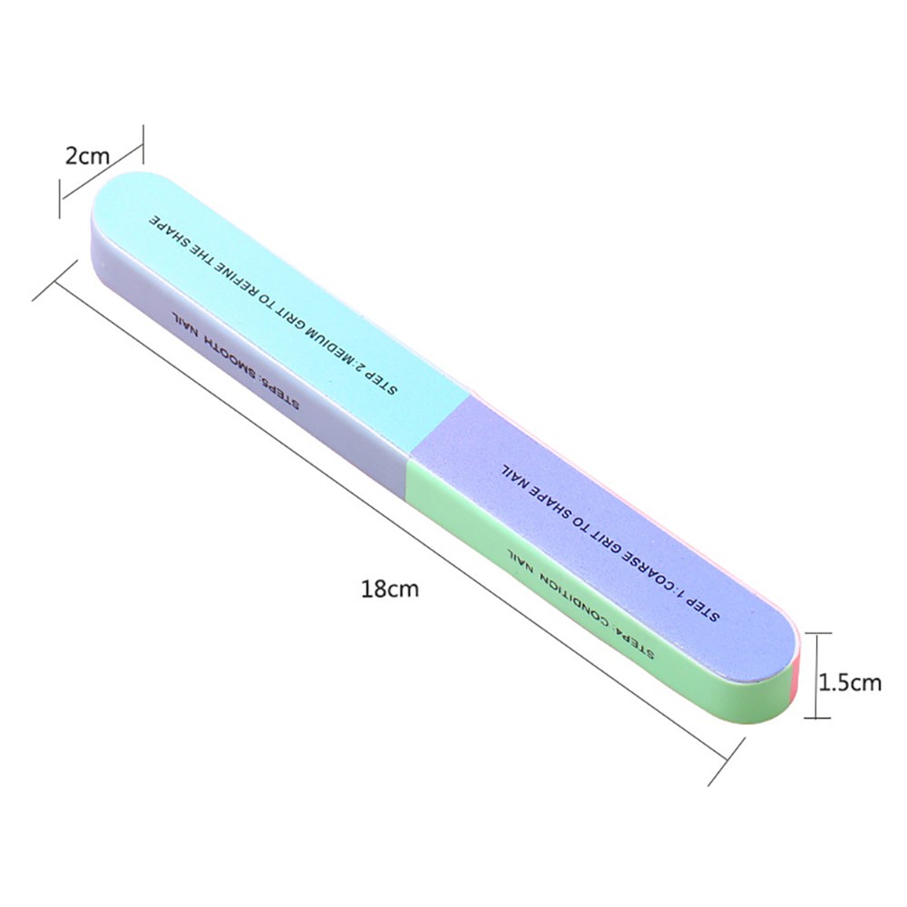 Dụng Cụ Mài Dũa Móng Tay 7 Mặt Chuyên Nghiệp Nhỏ Gọn